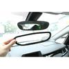 For BMW X1 F48 Car Middle Console 2016-19 Black Wood Grain Rearview Mirror Frame