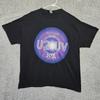 U2 Band 100% Katoen T-shirt Heren Tees Top XL Live at Sphere Las Vegas Gildan Heavy Cotton Zwart *Stippen