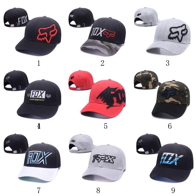 Fox Racing Men Guys Adjust Flex Snapback Trucker Hat With Stylish Fox Print**