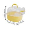 Transparent Travel Bird Cage Large Space Small Animal Carrier Universal Parrot Carry Box  Small Pet