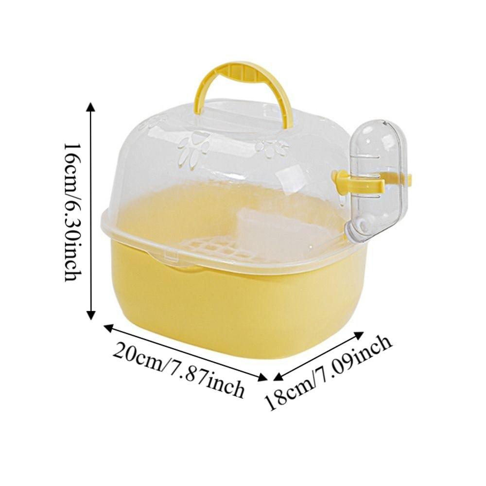 Transparent Travel Bird Cage Large Space Small Animal Carrier Universal Parrot Carry Box Small Pet