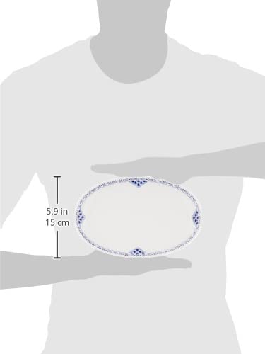 [Officially Imported] Royal Copenhagen Princess Oval Dish, 23.5 x 15 cm, 1028390