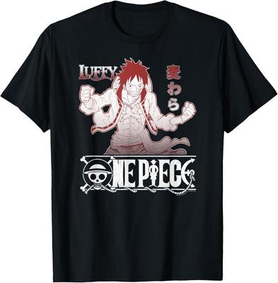 Anime Cappello di Paglia Monkey D. T-shirt Luffy con logo