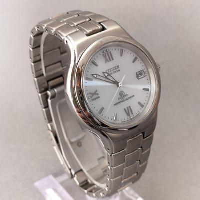 Used [Working Item] CITIZEN Atessa Eco Drive Perpetual Calendar Watch E760-K17691 Solar Titanium