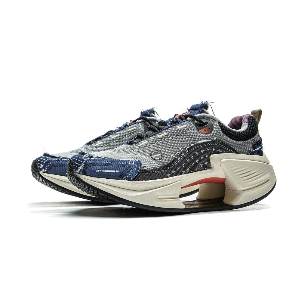 Li-Ning Staple X  Absolute Shadow VTG Reflective Trendy Sports Lightweight Rebound Wear-Resistant Low-Top Casual Shoes Men Casual Shoes AZGV147-2