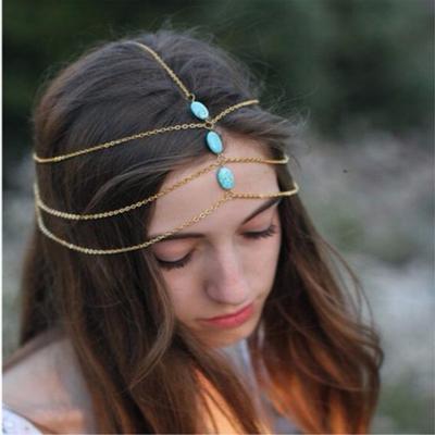 Modischer Kopfschmuck für den Kopf, luxuriös, exotisch, amourös, schlicht, Haarreif