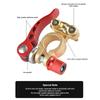 High Conductivity Copper Battery Terminal Clamps with Spring Loaded Clamping for Automotive Electrical Connections 2pcs