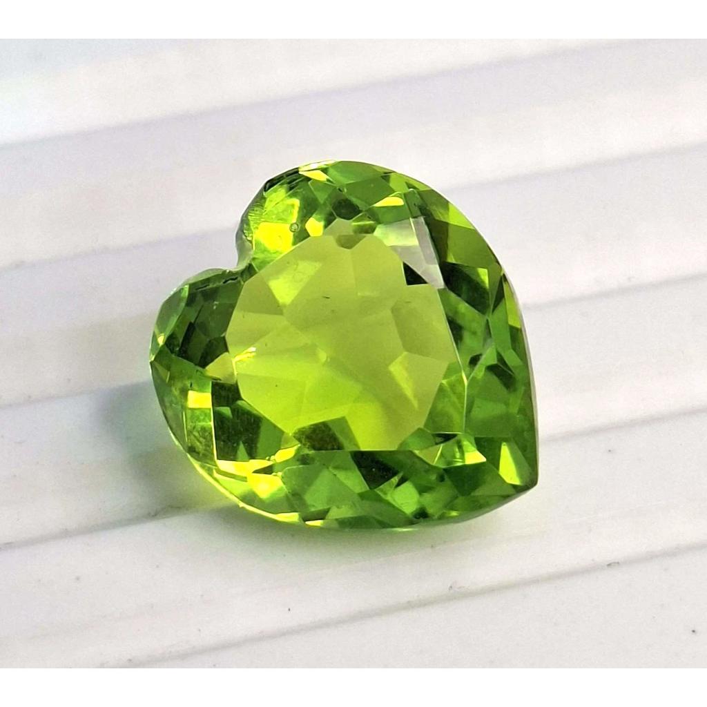 Certified Natural Peridot Green Heart Cut 10-12 Ct Beautiful Loose Gemstone