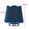 Roisin 76Mm Air Filter, Mushroom Head Filter, Exhaust Filter, Intake Filter, Universal Car Accessory, Red