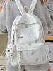 Fresh Cartoon Print Backpack for Women & Students – Cute, Versatile, and Spacious for School or University
