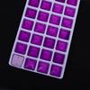 Crystal Glass Hand Sewn Drill, Square Fluorescent Flat Bottom Mocha Neon Dopamine Rhinestone Diy Clothing Accessories
