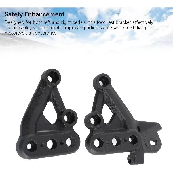 Footpeg Bracket, Durable CNC Aluminum Alloy Footpeg Mount Kit for Electric Dirt Bike Riders, Off Road Enthusiasts, Motorcycle Upgrade Scenarios