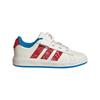 adidas Marvel x Grand Court K Spider-Man - Red Web Stripes Kids Sneakers White Cloud-White Pure-Ruby JS0778