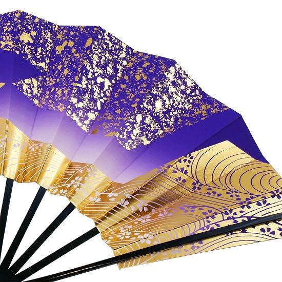 Osaka Choseido Folding Dance Fan, Kanze Sakura (Cherry Blossom), 29cm, Made in Japan, Kyoto Fan, Ori