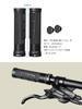 GORIX Bicycle Round Cylindrical Flared Grip Shock Cycle Customized Grip Bicycle Handle Cross Mini Electric and Other Bicycles Grips, Pattern, Lock-On,