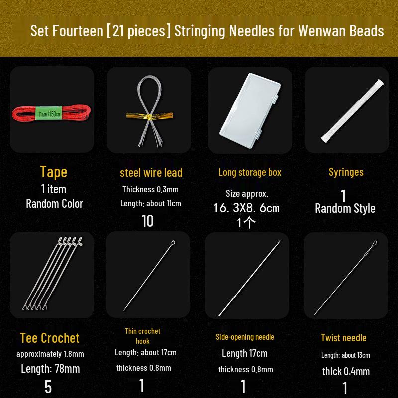 Beading Bracelet Tool Kit: Needle & Accessories for DIY Handmade Jewelry
