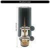 Portable Clarinet Saxophone Mouthpiece Set Black Clarinet Mouthpiece with Caps Ligature Reed for Beginner Student