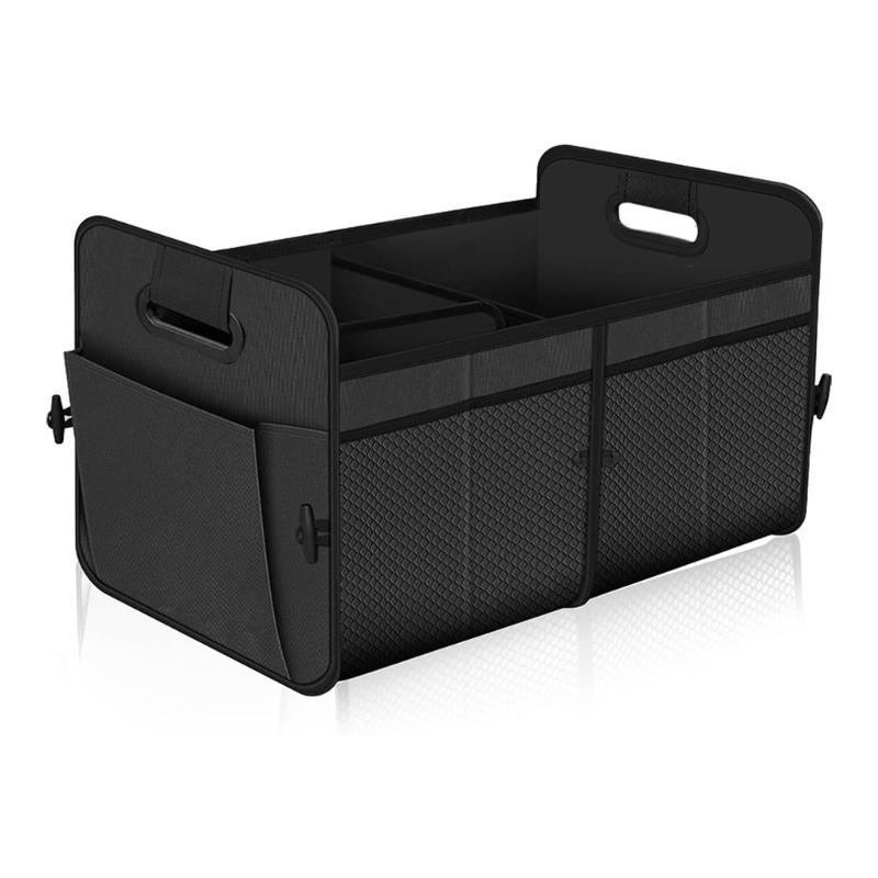 Collapsible Automotive Storage Organizers Strong Waterproof Design Car Trunk Organizers for Vehicle Trunk Organization