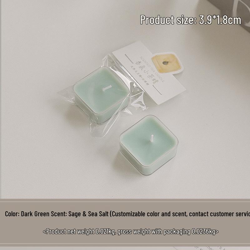 Colorful Heart-Shaped Scented Tealight Candles for Aromatherapy and Celebrations
