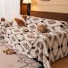 Winter Comfortable Sofa Towel Warm Thick Plush Non-Slip Home Couch Protector Anti Cat Scratch Seat Pad for Living Room Decor