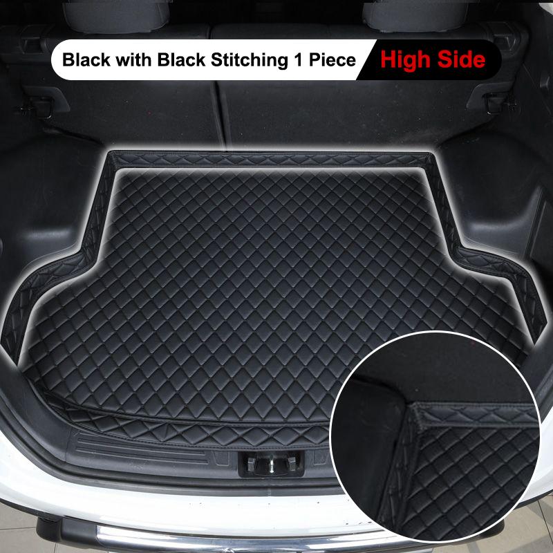 Car Trunk Mat For Hyundai Sonata 2015~2019 2016 2017 LF MK7 Cargo Storage Carpet Leather Pad Waterproof Cushion Auto Accessories