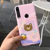 For Honor 9X Pro RU Case Cute Cartoon Cool Black Pink Silicone Back Cover For Huawei Honor9X Honor 9X Pro 9XPro 4G Phone Case