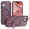 For iPhone 17 Case Compatible with MagSafe Kickstand TPU+PC Drop Protection Phone Cover