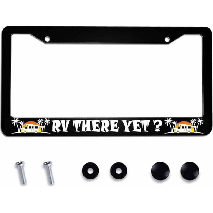 License Plate Frame Registered Nurse Stainless Steel License Plate Frame With 2 Holes & Free Screws 12.2 X 6.3 Inches