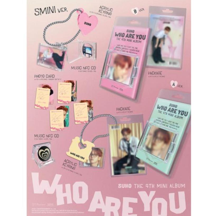 SUHO – 4th Mini Album [Who Are You] (SMini Ver.) [Random 1 out of 2 Versions / Set of 2]