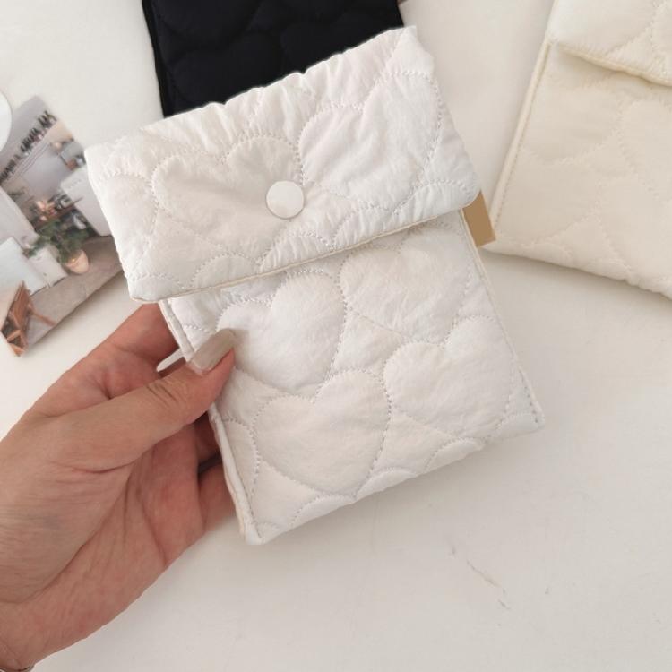 Sanitary Napkin Storage Bag,Portable Reusable Menstrual Pads Pouch for Women Feminine Care,Tampons Holder for Purse