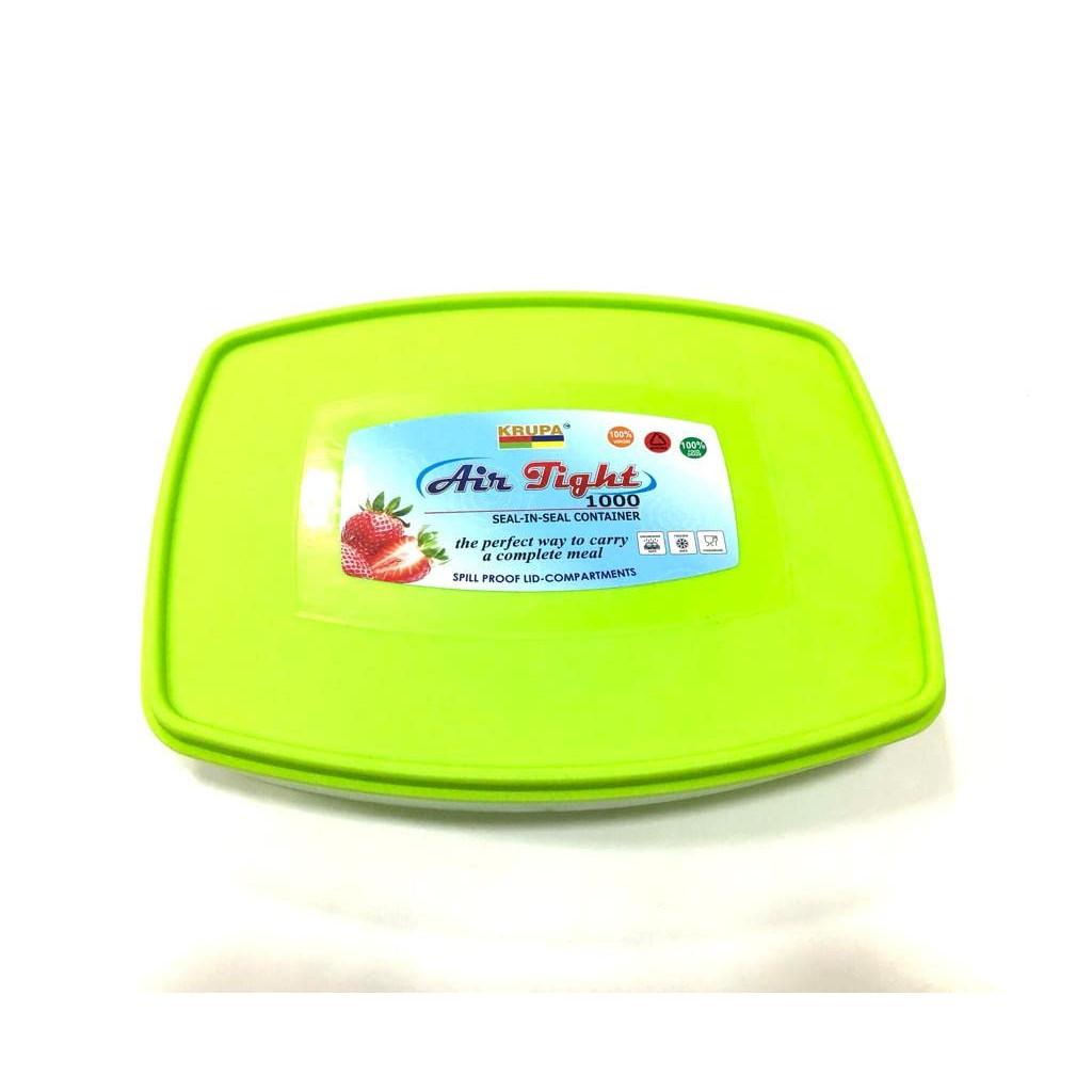 

RSINC Air Tight Seal in Seal Container in Modern Design/School/Office/Outdoors/Leak Proof in Green Color ST-51GU-ZBNX