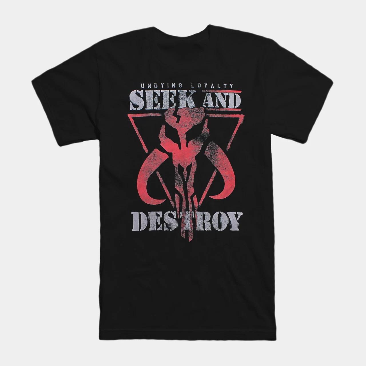 Star Wars Movie Seek And Destroy Adult T-Shirt Officially Licensed Size S M