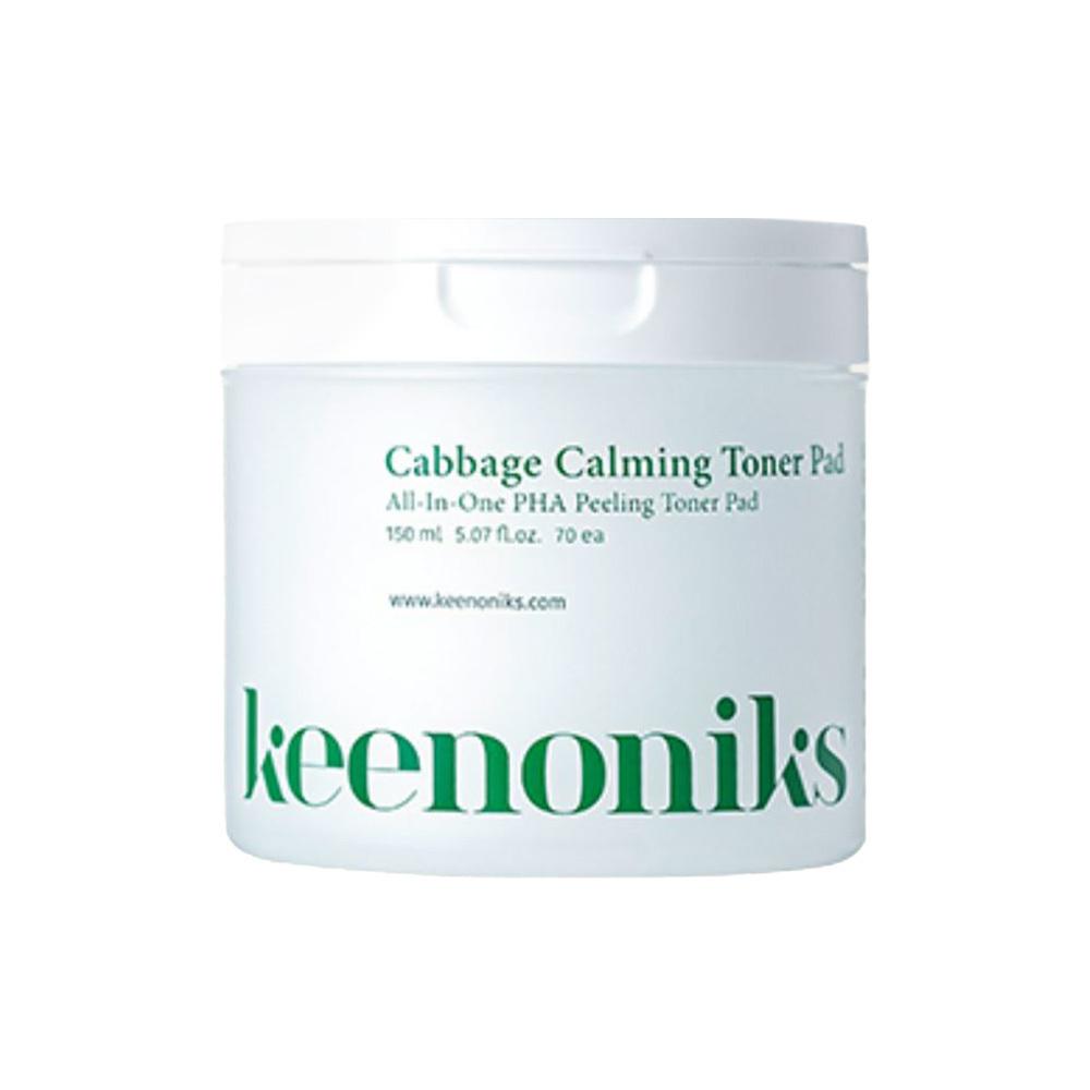 Kinonics [cooling Calming Pore Care] Kinonics Cabbage Keratin Soothing Toner Pad 70 Sheets  +70 Sheets Refill Plan 