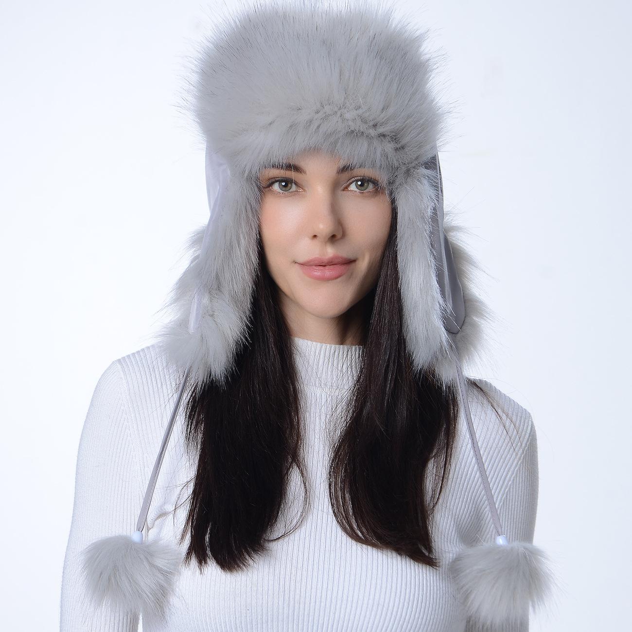 Искусственный мех лисы Теплый женский зимний женский толстый мех женский