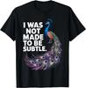 Lustige Pfauenkunst für Männer Frauen Kinder Pfau Pfauenliebhaber Geschenk Unisex T-Shirt