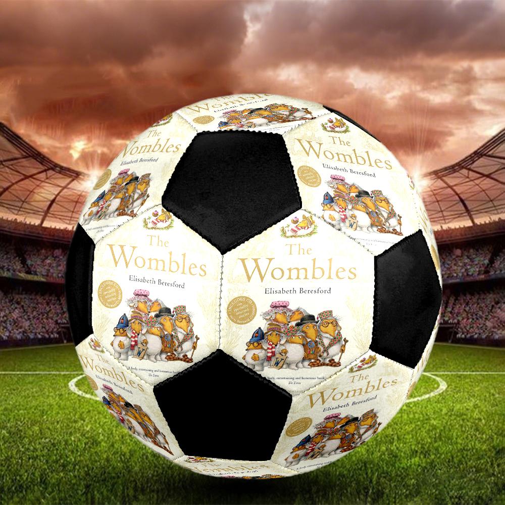The Wombles Indoor Soccer Ball Colorful Machine Stitched PVC Size 5 Team Training Competition Ready Durable High-Bounce Cool Sports Gift