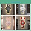 Creative Cartoon Style Wall Clock For Living Room Bedroom And Office Decor With Unique Bear Design