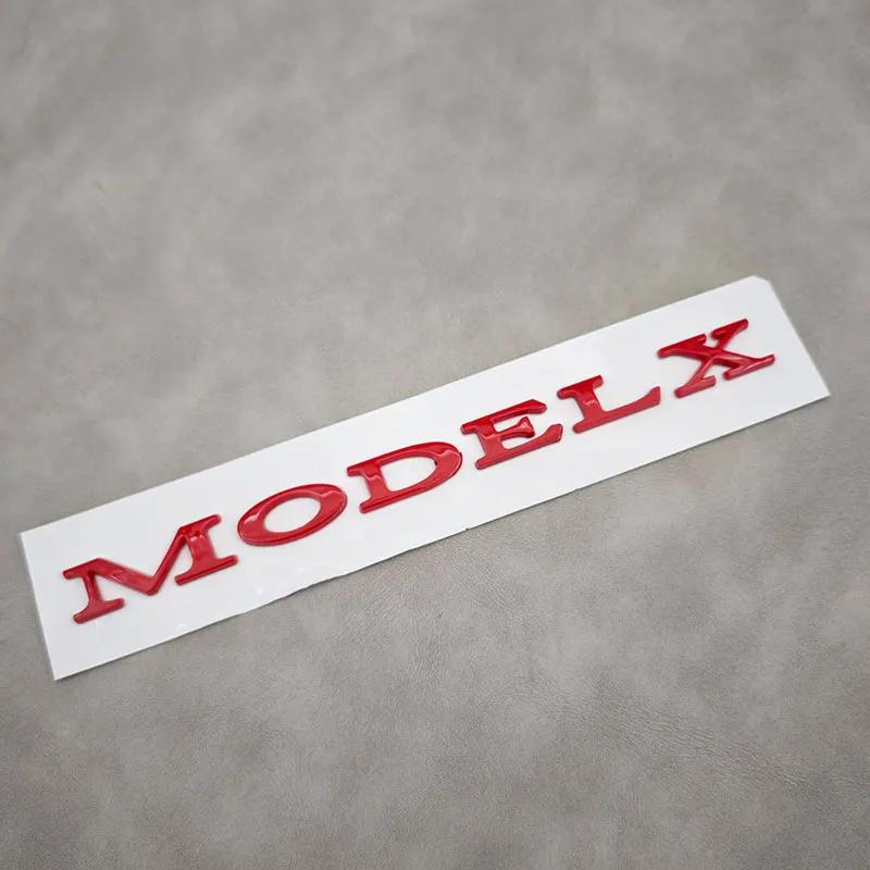 3D ABS Black Model 3 Letters Logo Car Rear Trunk Badge Sticker For Tesla Model 3 X S Y Auto Decal Accessories