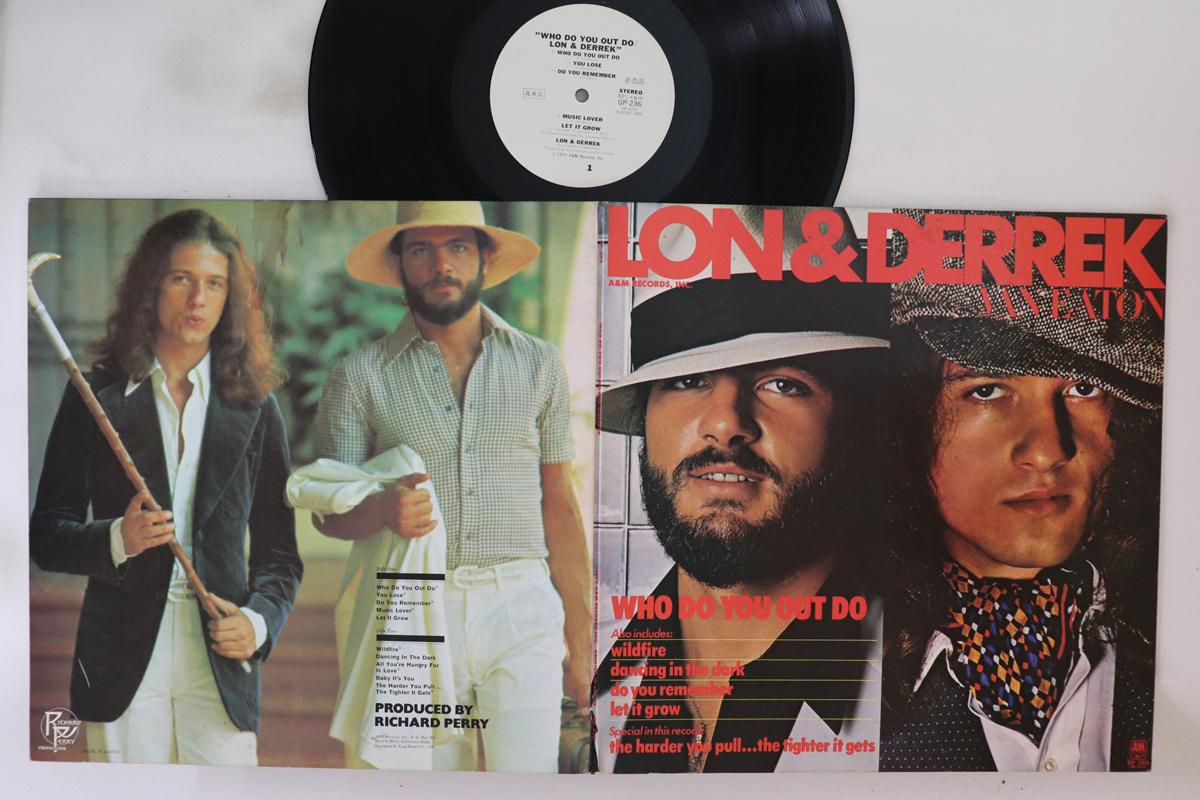 

LP Record LON DERREK VAN EATON Who Do You Out Do GP236PROMO AM 1975 Japan Rock Used