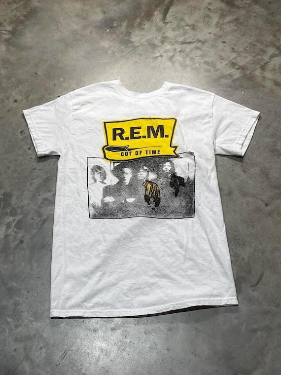 

Vintage R.E.M. Band TShirt 90s Alternative Rock Concert Tee Black PA6725 Unisex T-Shirt S