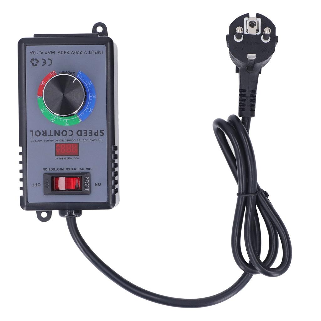 AC Motor Speed Controller Motor Speed Controller 0‑ Output Variable Fan Speed Regulator with Overload
