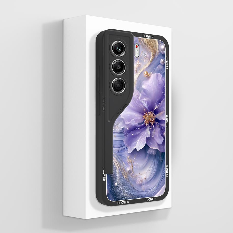 For Tecno Camon 40 Pro 4G 5G Phone Case Elegant Flowers Pattern Top Quality Cover For Tecno Camon40Pro Full Coverage Shell Funda