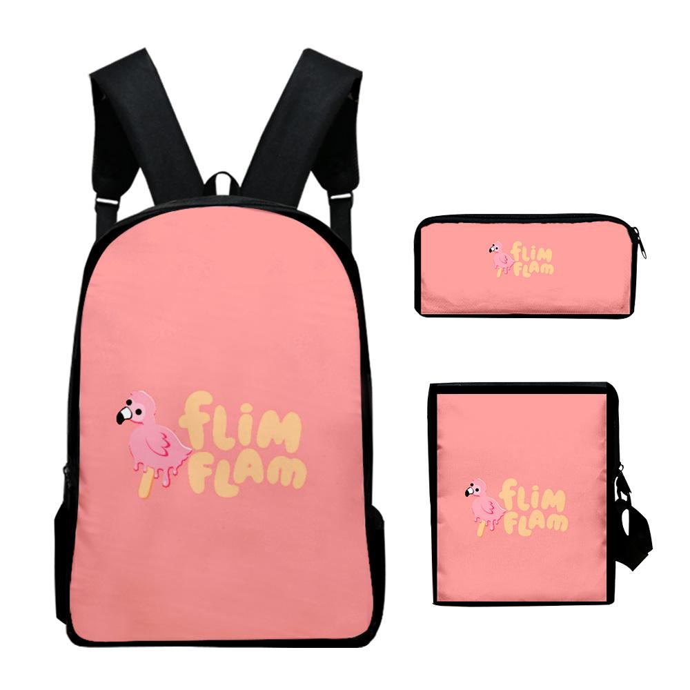 Iconic Distinctive to your eternity Laptop Rucksacks pupil Schoolbags 3D Pattern Oxford Water-resistant Boys/Girls Laptop Backpacks