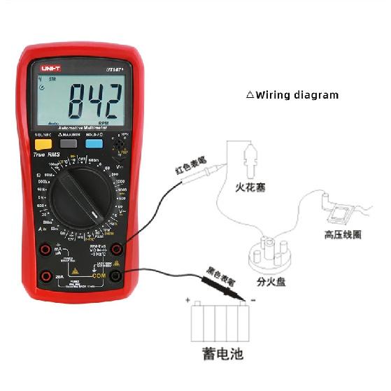 UNI-T Digital Multimeter UT105+ UT107+ True RMS VFC AC DC Temperature Frequency Duty Cycle Diode Triode Automotive Multimeter