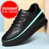 Fashion New White Men Casual Sneakers Outdoor Platform Runing Shoes Breathable Men Sport Shoes Light Walking Shoes 10cm Increasing Shoes