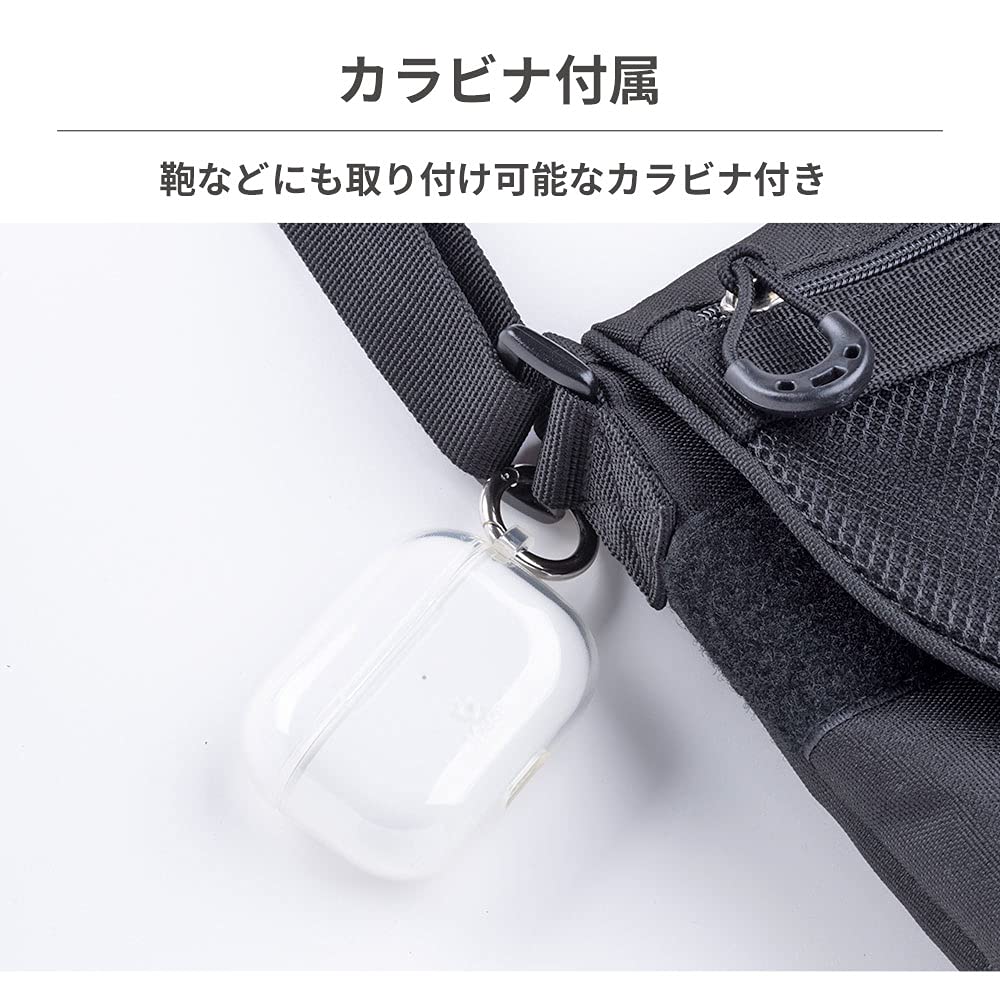 iFace Look in Clear AirPods Pro 2nd Generation Exclusive Case Pro Case 1st Generation 2nd Generation Transparent with Carabiner Eye Face