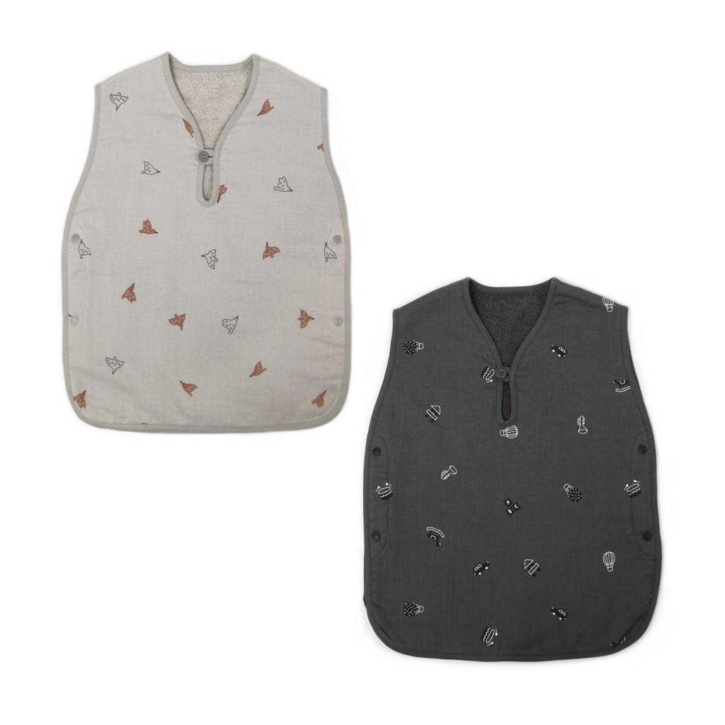 IORI BABY x FORNE Organiczny pajacyk od Imabari Towel Baby (Węgiel drzewny)