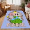 Looney Wild Fierce Taz Personalized Name Floor Rug Office Rug Suitable for Decorate Room Kitchen Outdoor Hallway Anti-slip Rug Office Home Decor