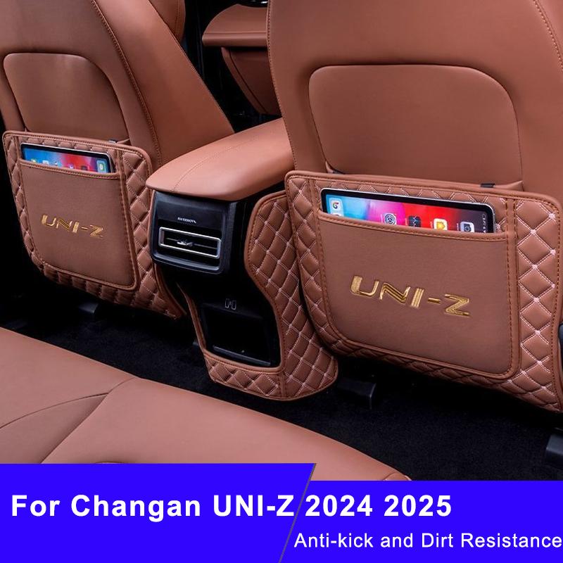 Car Seat Back Pad Anti-Kick Armrest Box Protector Cushion Cover Mat for Changan Chana UNI-Z UNIZ 2026 2026 Interior Accessories