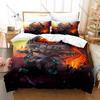 Game Chibi Midna Bedding Set 3Pcs Duvet Cover & Pillowcase Cartoon Bed Linen Set Game Fans Bedroom Decoration Gift